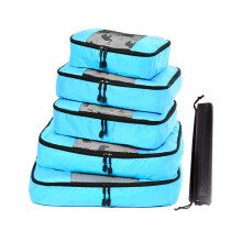 Organisez vos bagages comme un pro : Organisateur de voyage en maille respirante avec fermetures éclair de haute qualité, ensemble haut de gamme