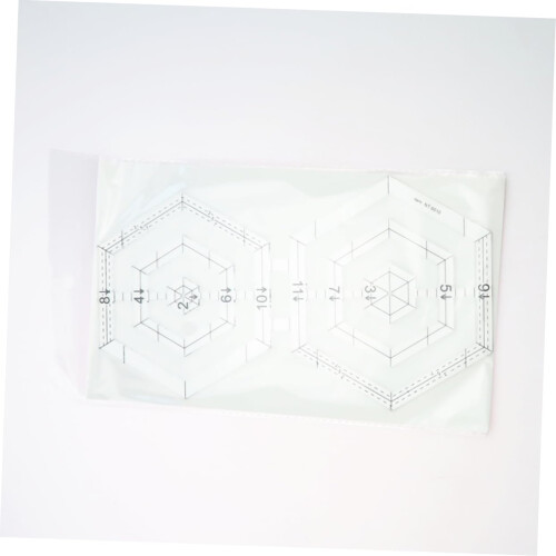 Patchwork ruler portable ruler sewing template tool quilting ruler sewing ruler dressmaking template ruler 1