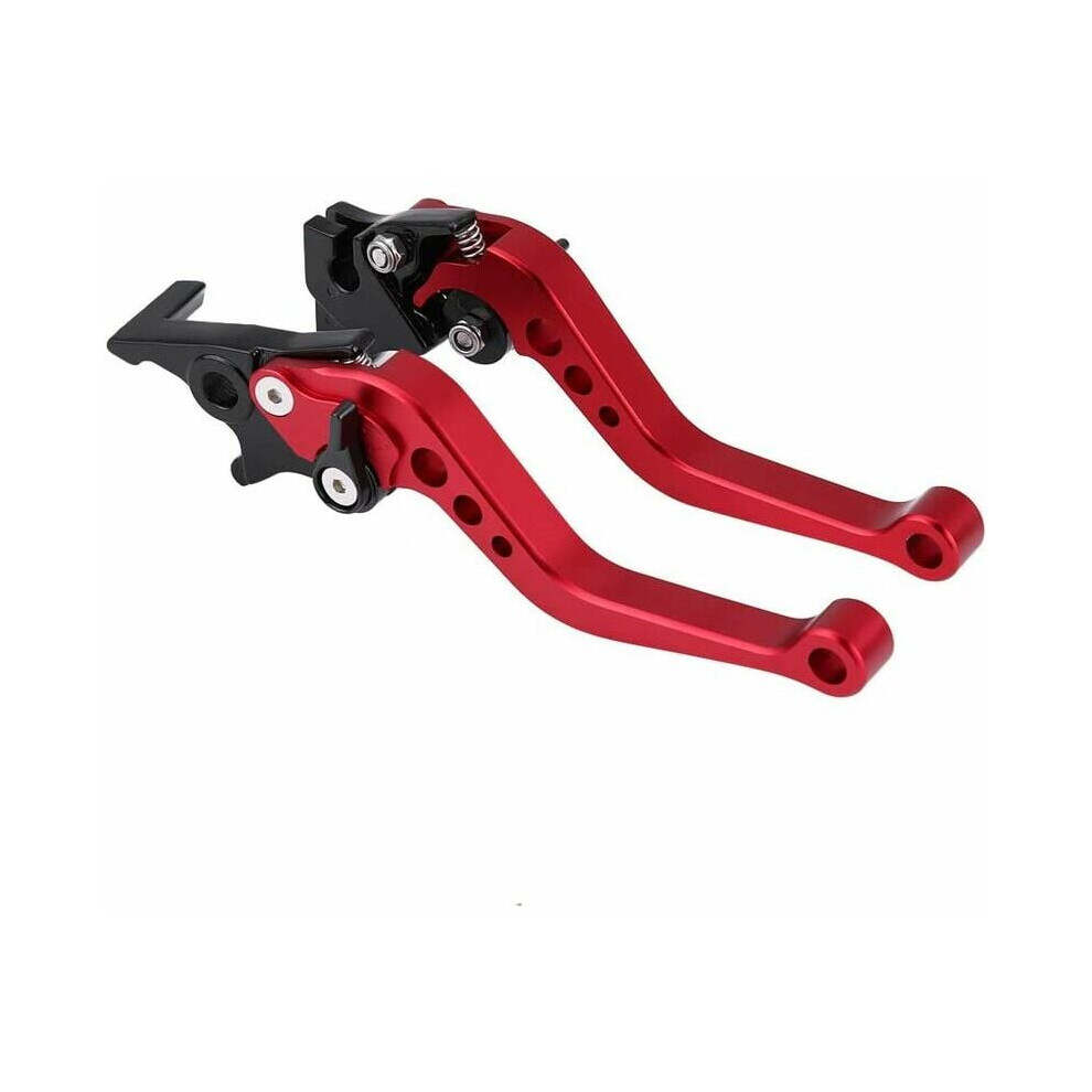 Motorcycle Brake And Clutch Lever Kit, Cnc Aluminum Universal For Most Motorcycles Enhanced Braking Performance Precision-Machined Pivot Bore Adjustab 9088816951663