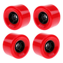 Longboards Wheel With Bearings PU Roller Wheel Street Style For Skateboards Replacement