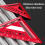 Multipurpose Red Aluminum Triangular Scale Tool For-Set one 7
