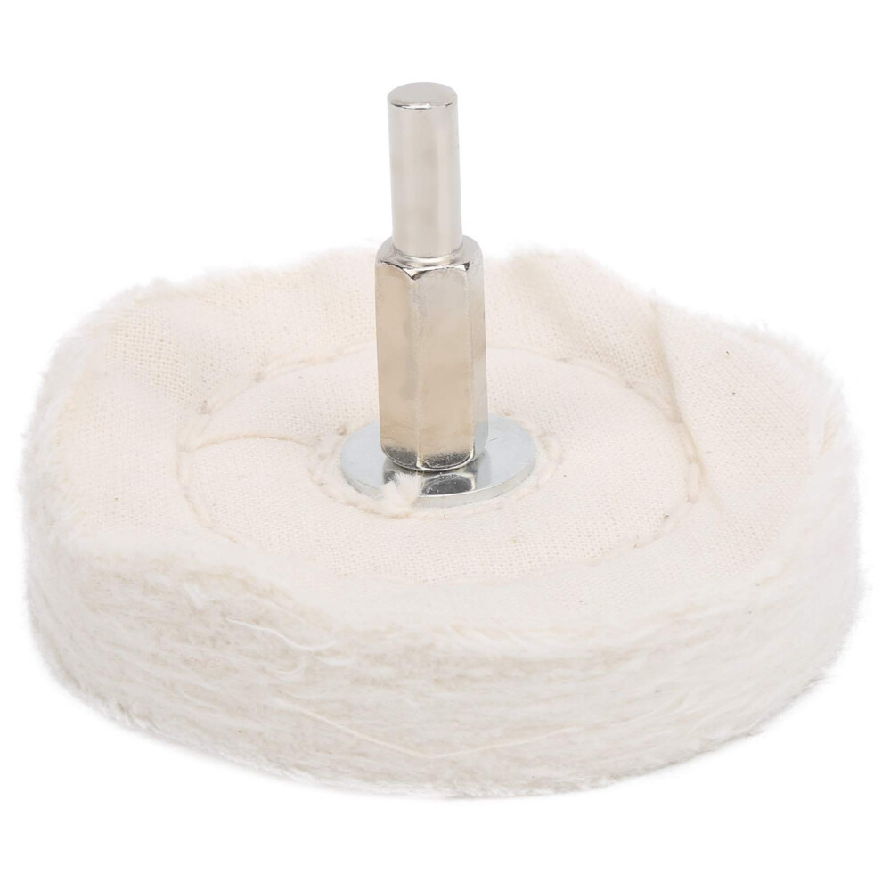 Resefinem White Fabric Polishing Wheel Flat Blade Mirror Surface Sanding Tools 75Mm 9119770177490