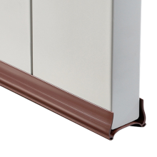 Joint de porte rétractable renforcé avec motif ondulé innovant, adhésif ultra-résistant empêchant l'humidité et la poussière de pénétrer,