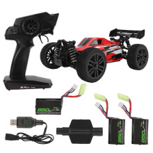 Auto RC fuoristrada per tutti i terreni, auto RC a quattro ruote motrici con ammortizzatori regolabili e dissipatore di calore, motore brushless per