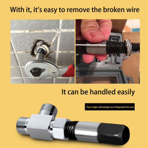 8Pcs High Strength Bolt Extractors Faucet Broken-8pcs gray box 1