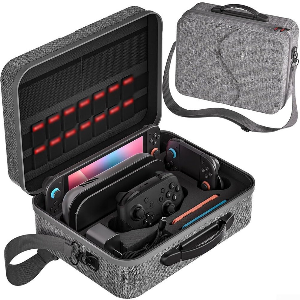 2 Carrying Solution Ample Storage With Stylish Design Gray 9339159731352