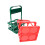 Portable 4 Bottle Beer Basket With Quick Fold Feature-Pink 7