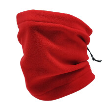 Vinterhalsvarmer til mænd og kvinder, vindtæt, åndbar ansigtsbeskyttende tørklæde med hurtigtørrende teknologi, elastisk fleece-manchet til