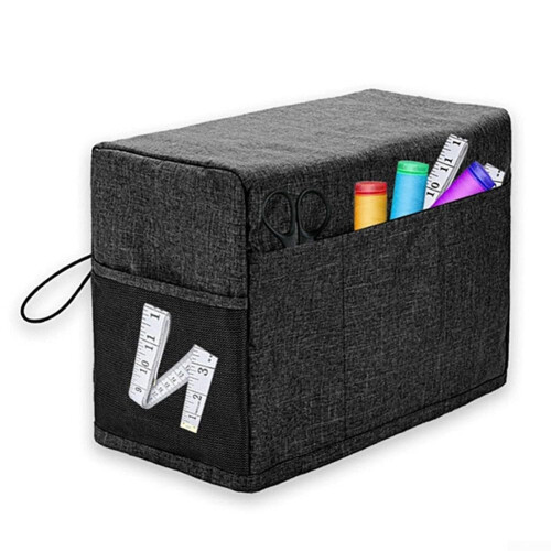 Sewing tool storage bag with waterproof Oxford fabric and easyaccess design (black)