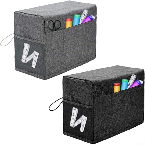 Sewing tool storage bag with waterproof Oxford fabric and easyaccess design (black) 2
