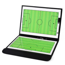Magnetic Soccer Coaching Board Foldable Football Clipboard With Pen Coaching Strategy Guiding Board Soccer Referee Tool