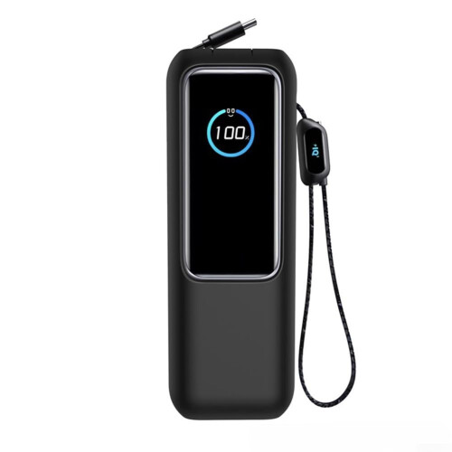 Performance Silicone Cover For Power Bank Lightweight Black