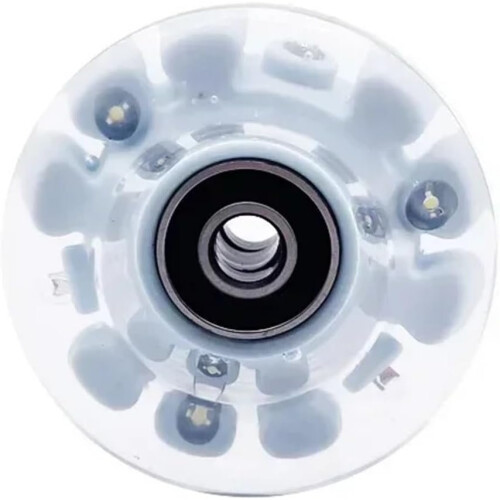 Roller Skating Wheels  Flash Light Double Row Roller Skates Shining Wheels Ice Skating Blue Light 4 Pcs 2