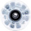 Roller Skating Wheels  Flash Light Double Row Roller Skates Shining Wheels Ice Skating Blue Light 4 Pcs 5