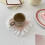 Multipurpose Lace Design Placemat Coaster Portable-Light blue 5