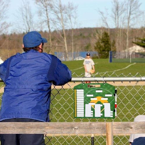 Magnetic Baseball Board Double Sided Alignment Board Whiteboard For Baseball Field Positions 1