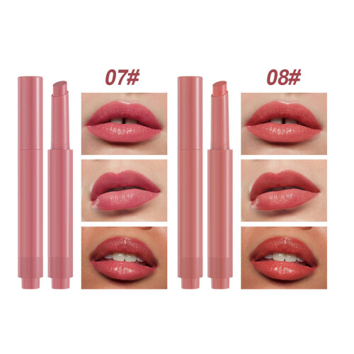 12x/Set Moisturizing Lip Gloss Press Lipstick Pen Lip Liner 1