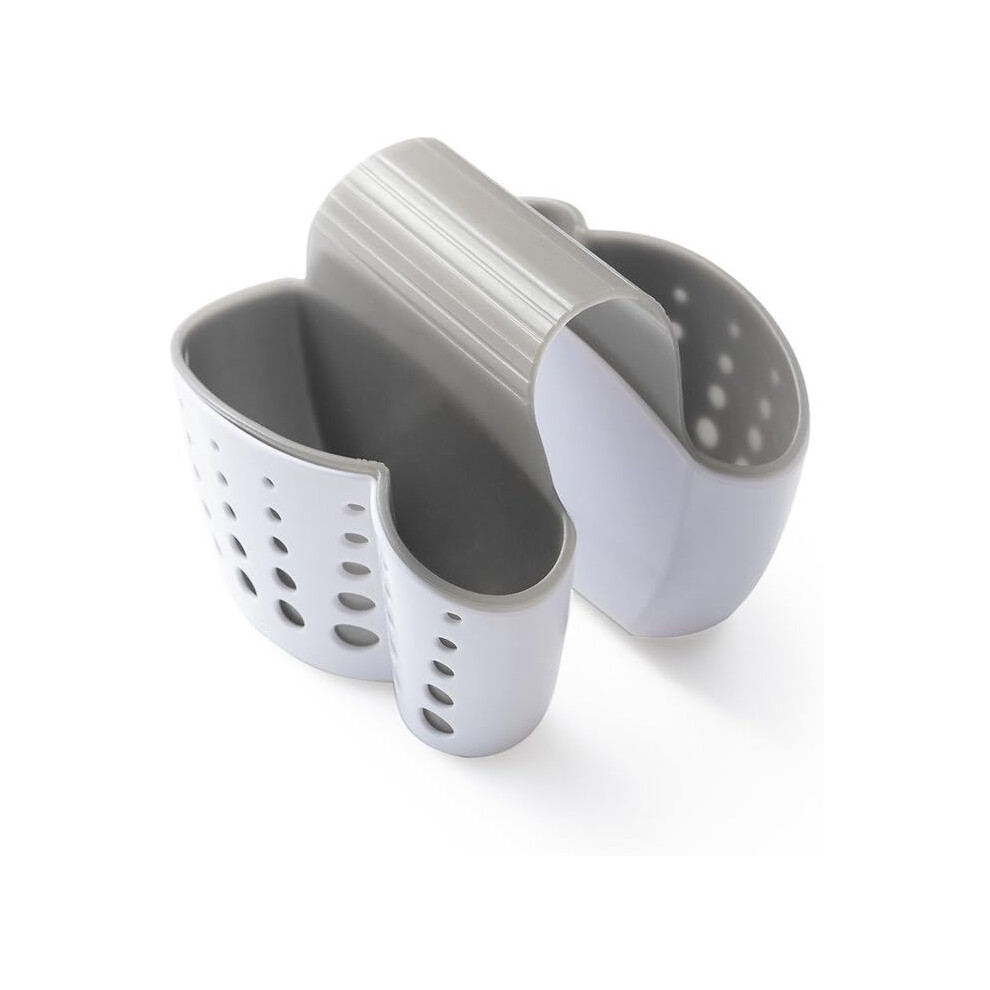 Sophisticated Sink Caddy Sponge Holder, Ideal For Between Double Sinks Or Faucet Hanging, Combines Versatile Functionality & Durability With Easy 9466005657020
