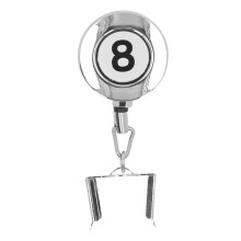 Accessori per stecche da biliardo: porta gesso retrattile, leggero, portatile, con clip da cintura. Strumento pratico per snooker che tiene