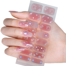 1Set Adhesive Full Wrap Semi Cured Gels Nails Polish-JQ018