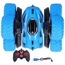Auto RC telecomandata con luci, trasformabile in robot, giocattolo da corsa acrobatica con licenza ufficiale per bambini, ragazzi e adulti, frequenza