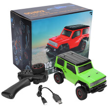 Auto telecomandata per adulti, fuoristrada 4WD RC Rock Crawler, veicolo hobbista con design realistico, sospensioni regolabili, elevata altezza da