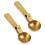 Professional Ice Cream Scooper With Release Button-Gold 1