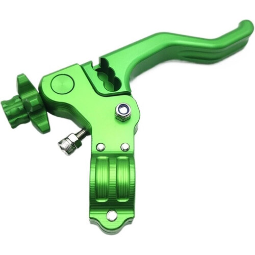 Motorcycle Short Stunt Clutch Lever 7/8 Inch Handlebar Easy Pull Cable System Orange 2