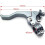Motorcycle Short Stunt Clutch Lever 7/8 Inch Handlebar Easy Pull Cable System Orange 2