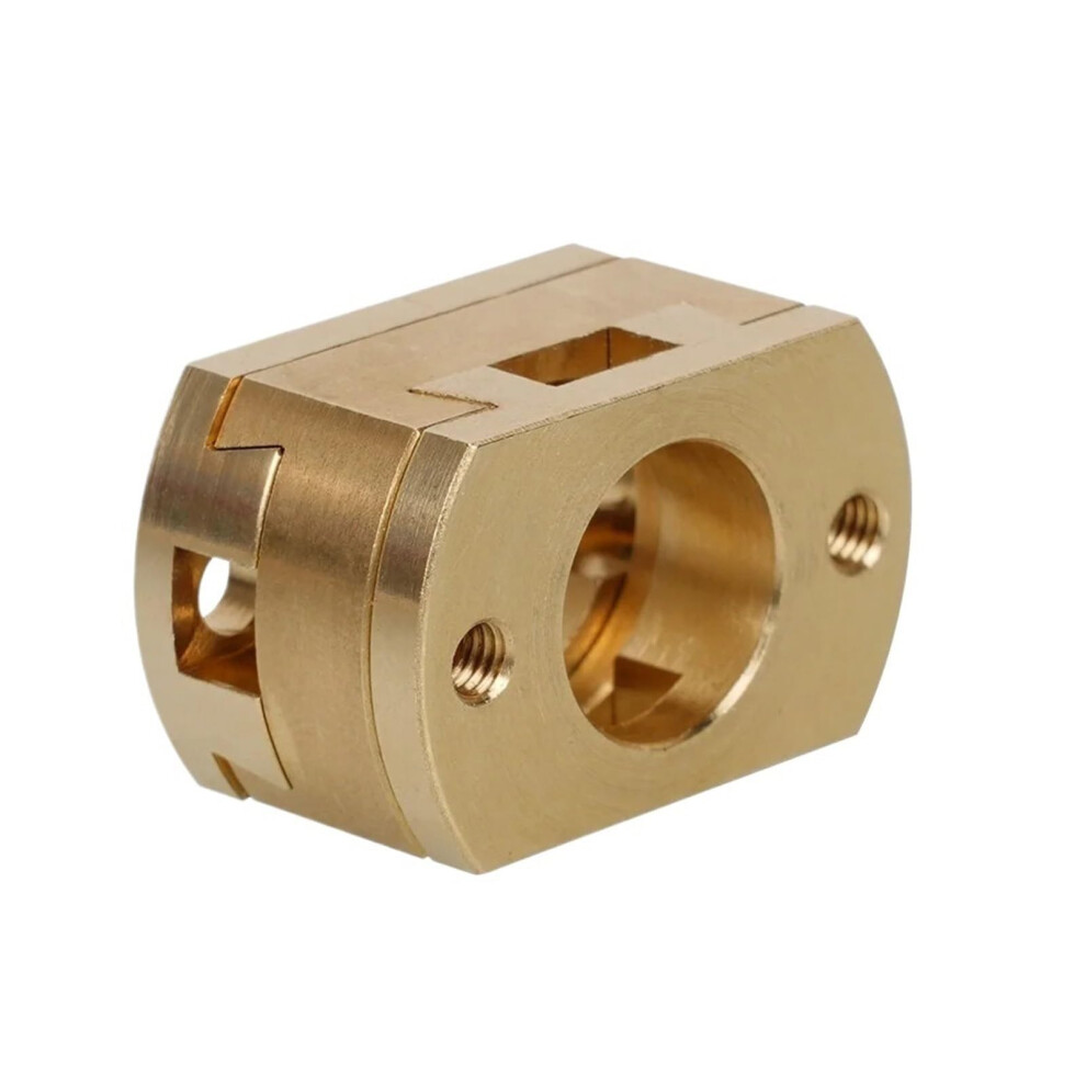 1 Piece Brass Coupling 18 Mm Coupler 3D Printer Zaxis Coupling For Rigid T8 Lead Screw Coupling 9119770179548