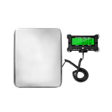 Digital scale, 440 lb Electronic postal scale 0.05 kg Precision integrated stainless steel scale scale with auto shutoff/data hold/tare