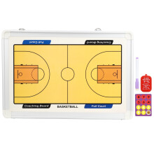 Outil stratégique pour le basketball, en alliage d'aluminium, kit de tableau magnétique tactique, aide à l'entraînement portable avec surface