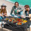 Folding Camping Table Roll Up Portable Picnic Table with Carrying Bag 8