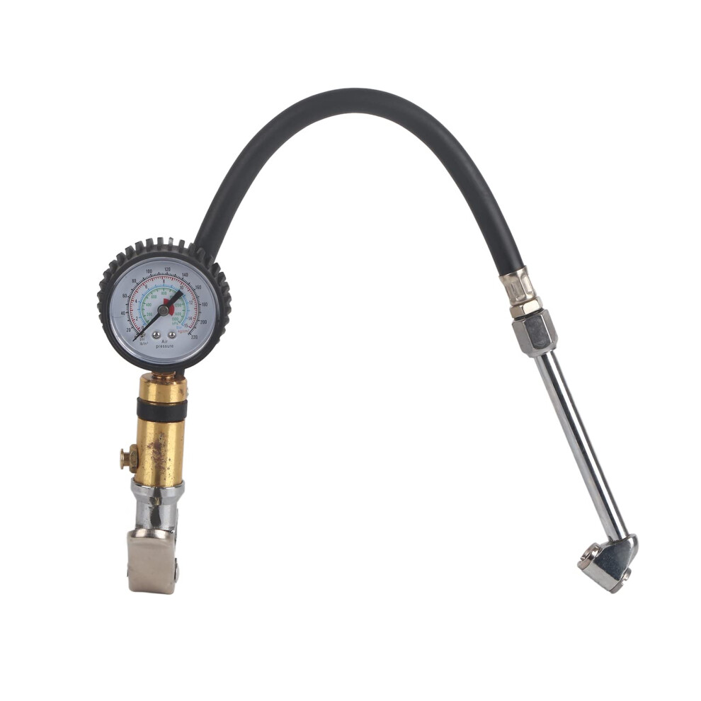 Motorcycle Tire Pressure Inflation Pump Gun Aluminum Alloy 1/4 Air Inlet For Bike Motorcycle Car Heavyduty Inflator 9001264339975