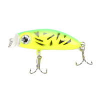 Leurre de pêche classique à profil plat, doté d'hameçons Fusion19 robustes et pointus. Leurre dur pour la pêche du bar en surface, avec une