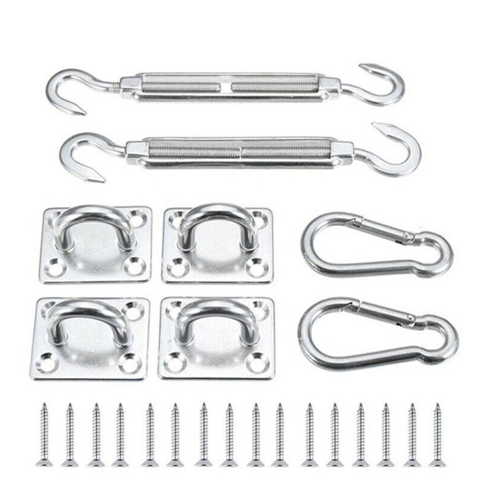 Stainless For Sun Shade Sail Canopy Fitting For Rectangle-8Mm 7754001006983
