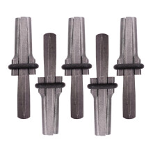 Stone Splitting Tool 5Piece Set Metal Plug Wedges For Concrete And Rock Hand Tool Stone Chisels Stone Splitters