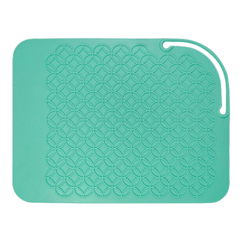 Green Silicone Curling Iron Mats For Curling Irons Hair Straighteners Heat Proof Mat Heat Resistant Nonslip