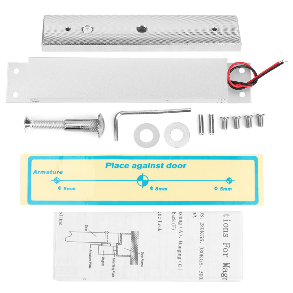 Waterproof Electromagnetic Lock, High Holding Force Lock That Offers Uncompromised Security In Both Wet And Dry Conditions, Perfect For Outdoor Or Ind 9454554522098