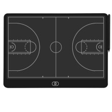 Electronic Coaching Board, 16Inch LCD Screen, Basketball Strategy Marker Board With Lock Function, Horizontal