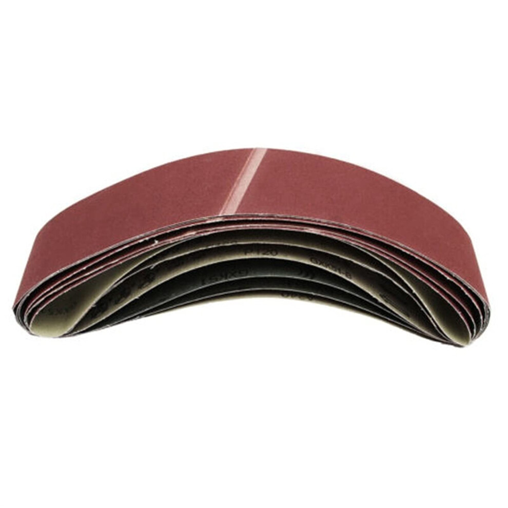 Sanding Belts 6Piece Set 915X100mm 80 120 180 240 320 400 Grits Abrasive Bands For Sander Grinding Polishing Tools 9323874499673