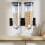 Dry food dispenser, kitchen container, large capacity, wallmounted, canister, black 5