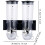 Dry food dispenser, kitchen container, large capacity, wallmounted, canister, black 3