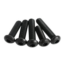 M1.6M5 black carbon steel grade 12.9 hex socket cap screws, M2 50pcs 12mm