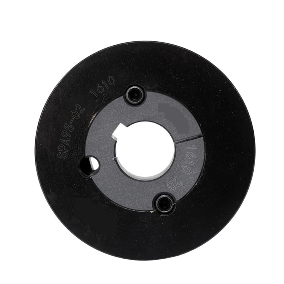Vtype Timing Pulley, Vbelt Pulley, Double Groove, 100.5 Mm Od, 95 Mm Pitch, Bushing (28 Mm), 1 Pc 9119770181695