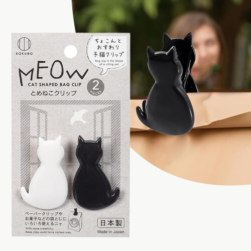 Beutel clips  Practical chip clips with cat design for sealing snacks 1