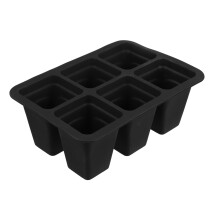 Silicone Plant Starter Trays Reusable Seedling Pots 6 Hole For Hydroponic Gardening Nursery Pots