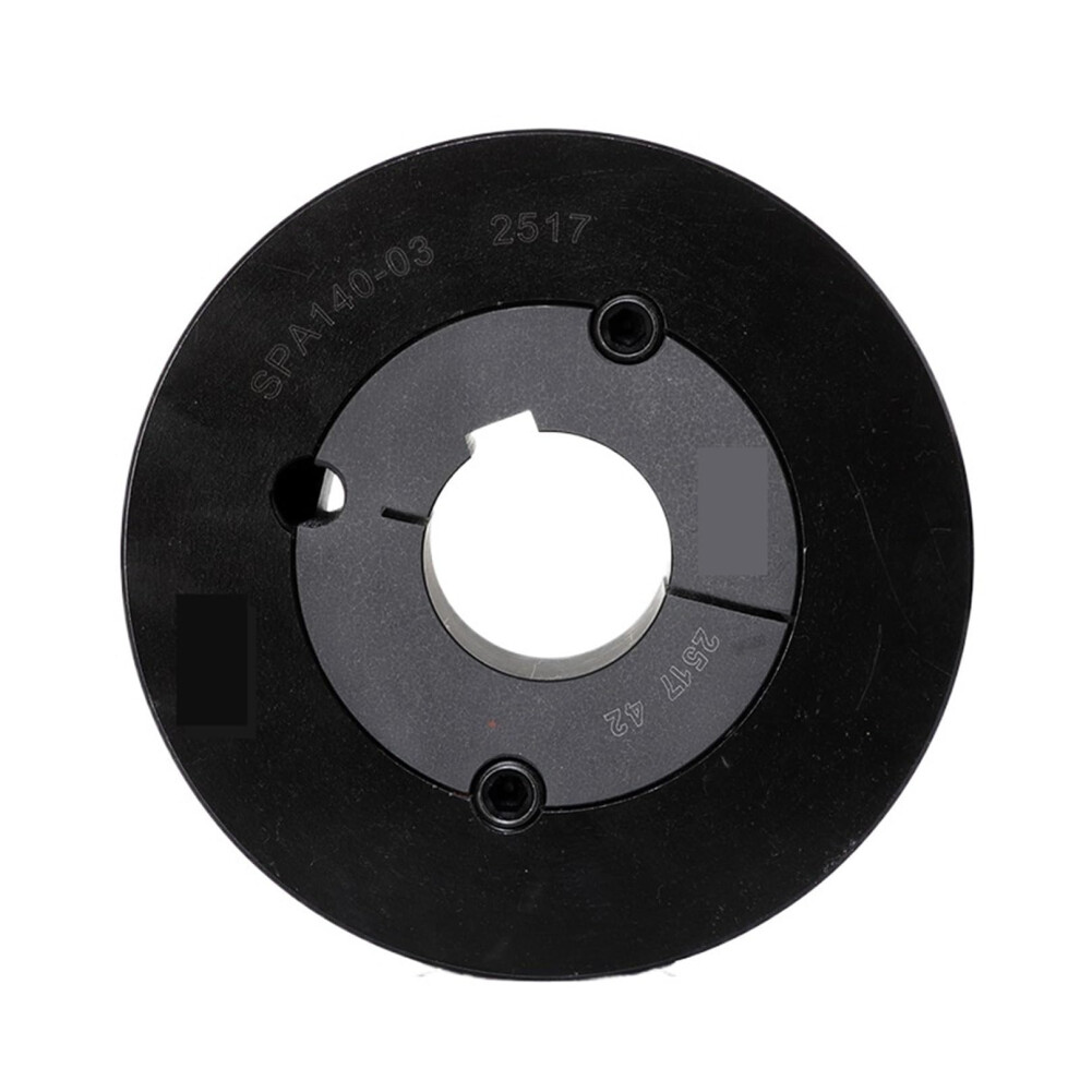 Vtype Timing Pulley Threegroove, 145.5Mm Od, 140Mm Pitch, 2517 Bushing, Spa140032517 Bore 40Mm, 1 Piece 9339159732939