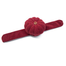 Wrist pincushion with elastic band, pumpkin pin for sewing, cushion, pincushion for handcrafts
