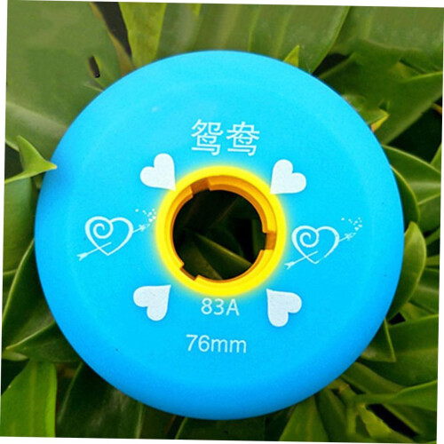 Inline Skate Wheels 4 Pack Replacement Rubber Wheels For Inline Skates Compatible With Most Models Safety And Comfort 1